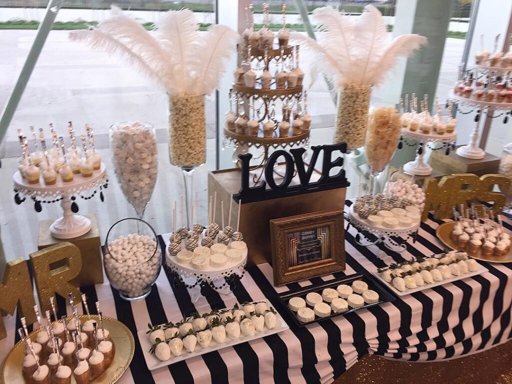 Striking Candy Buffet Tables