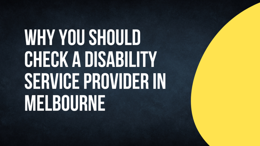 disability service providers melbourne