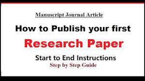 Your First Research Paper: A Beginner's Guide