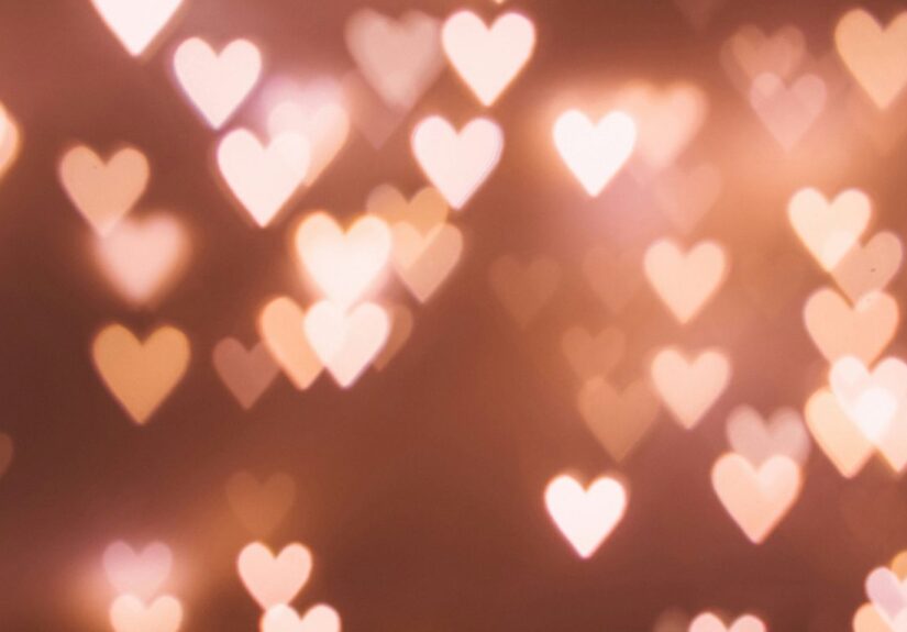 heart bokeh light
